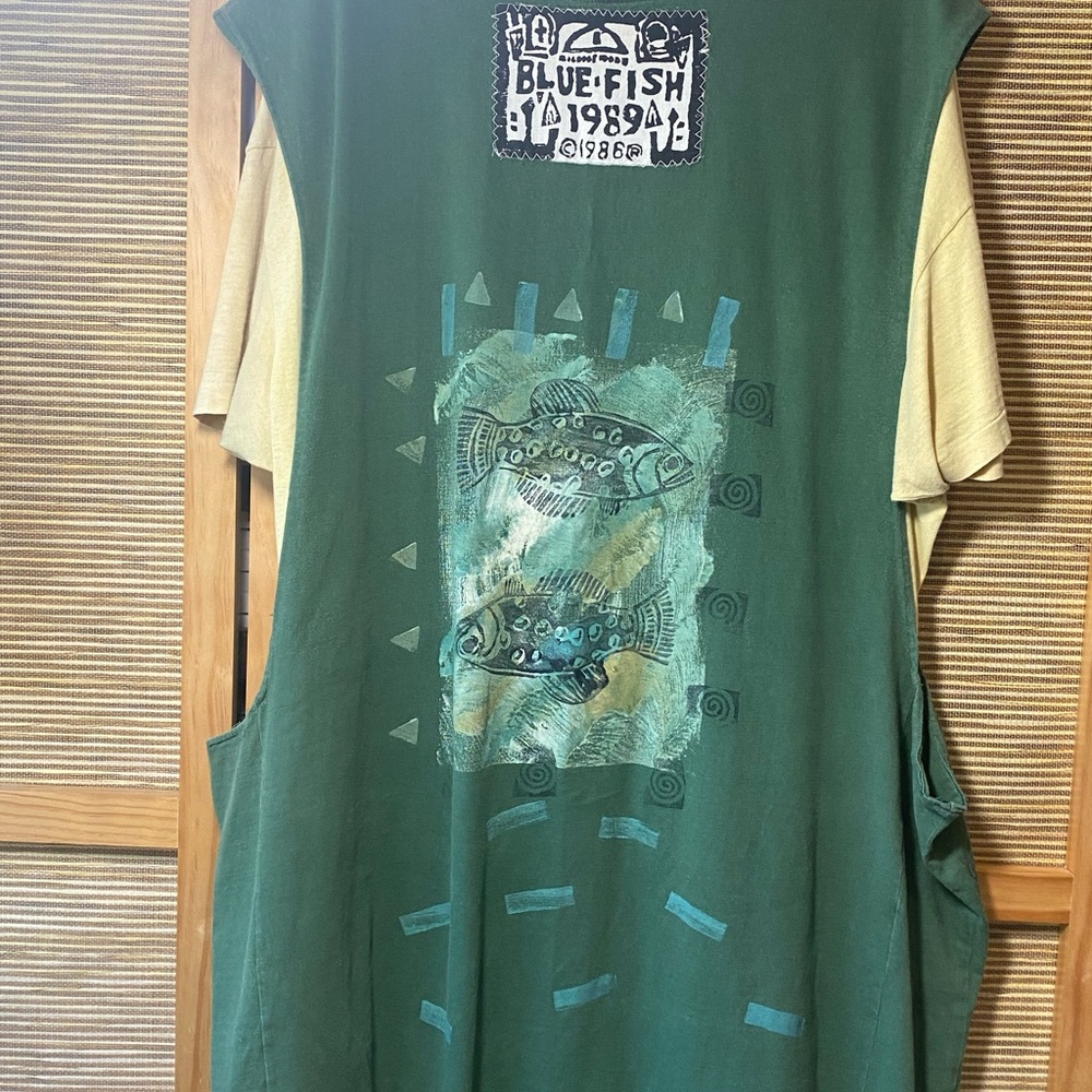 Vintage 1989 Blue Fish tunic and T-shirt dress - Picture 7 of 16